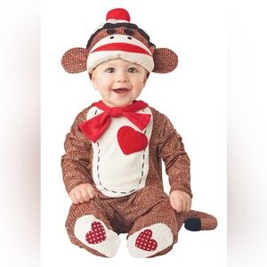 Way to celebrate Sock Monkey infant costume. NWT various sizes(wal3)